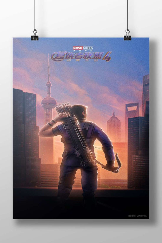 Hawkeye (Clint Barton) from Marvel's Avengers franchise (specifically Avengers: Endgame). Hawkeye - Champion Of Earth