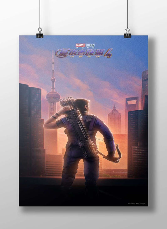 Hawkeye (Clint Barton) from Marvel's Avengers franchise (specifically Avengers: Endgame). Hawkeye - Champion Of Earth