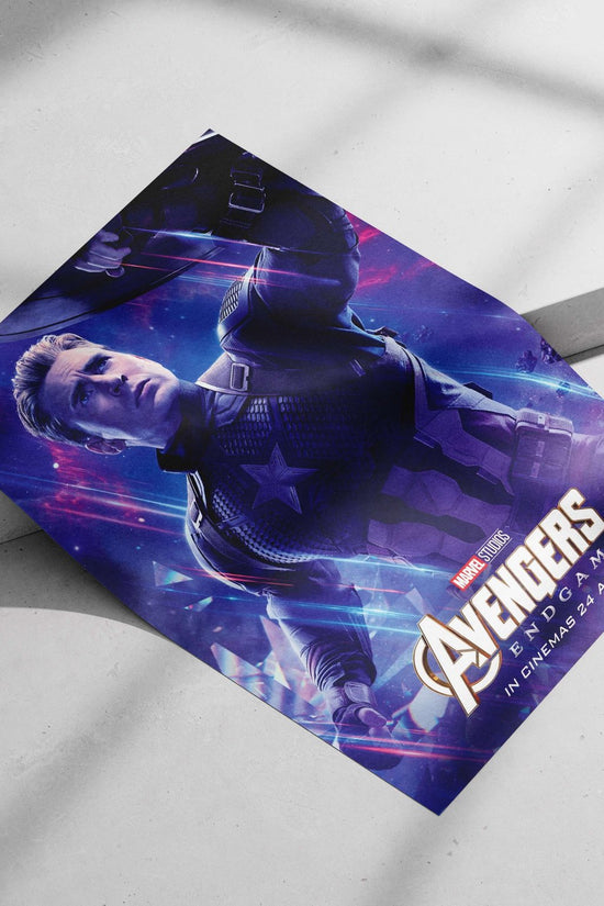 Steve Rogers (Captain America) from Marvel Studios' Avengers Endgame. Captain America - Avenger'S Shield Poster