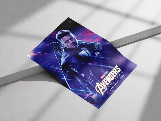Clint Barton (Hawkeye) from Marvel's Avengers franchise Hawkeye - Fearless Archery Hero Poster