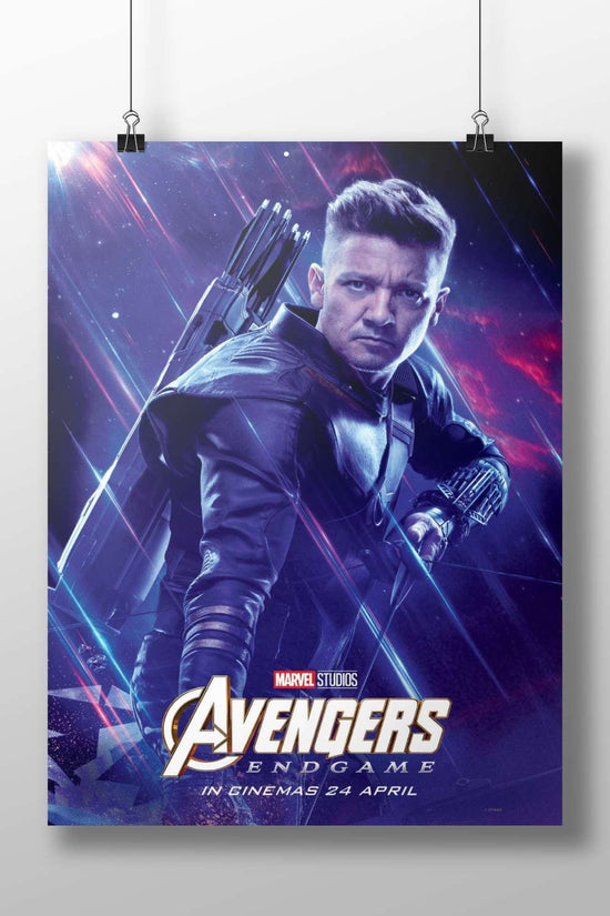 Clint Barton (Hawkeye) from Marvel's Avengers franchise Hawkeye - Fearless Archery Hero Poster