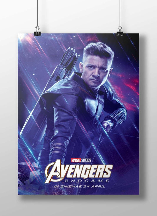Clint Barton (Hawkeye) from Marvel's Avengers franchise Hawkeye - Fearless Archery Hero Poster