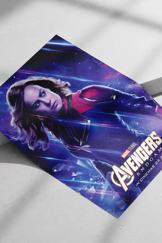 Carol Danvers (Captain Marvel) from Marvel Studios' Avengers: Endgame Captain Marvel - Empowerment Poster