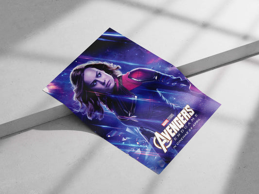 Carol Danvers (Captain Marvel) from Marvel Studios' Avengers: Endgame Captain Marvel - Empowerment Poster