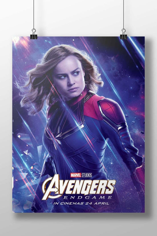 Carol Danvers (Captain Marvel) from Marvel Studios' Avengers: Endgame Captain Marvel - Empowerment Poster