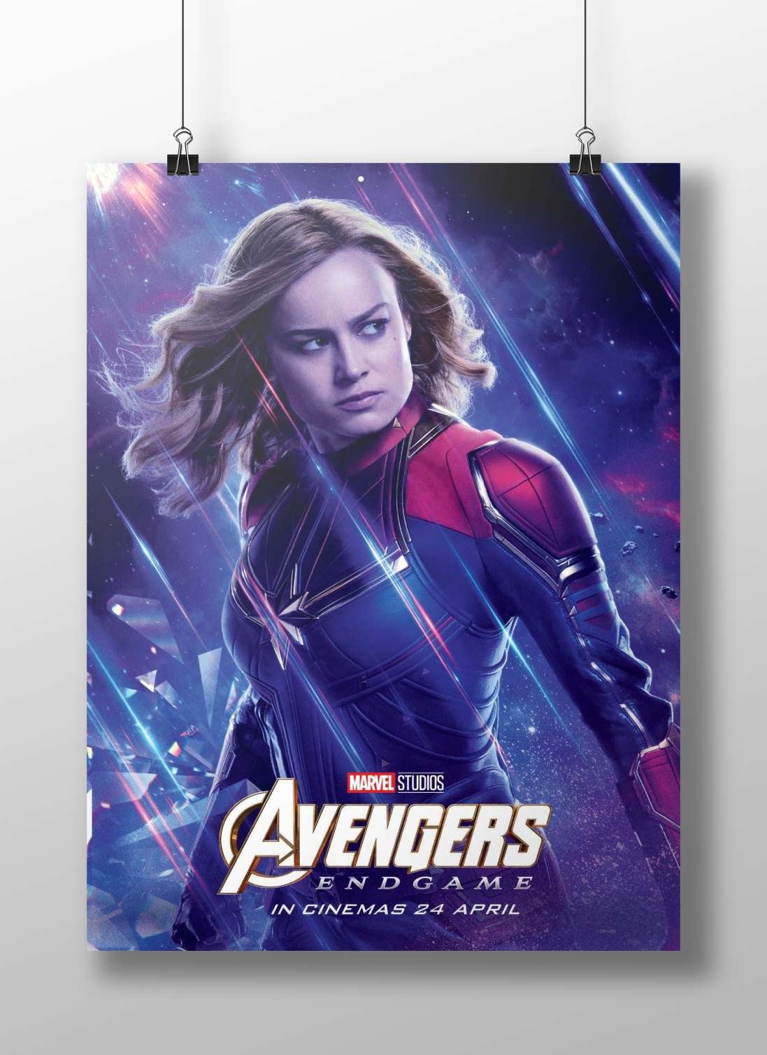 Carol Danvers (Captain Marvel) from Marvel Studios' Avengers: Endgame Captain Marvel - Empowerment Poster