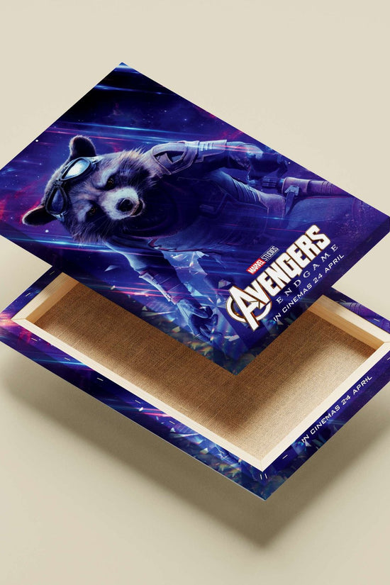 Rocket Raccoon from Marvel's Avengers Endgame franchise Rocket Raccoon - Sci-Fi Pop Art Poster