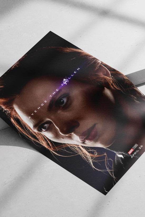 Black Widow (Natasha Romanoff) from Marvel Cinematic Universe Black Widow - Noir Masterpiece Poster