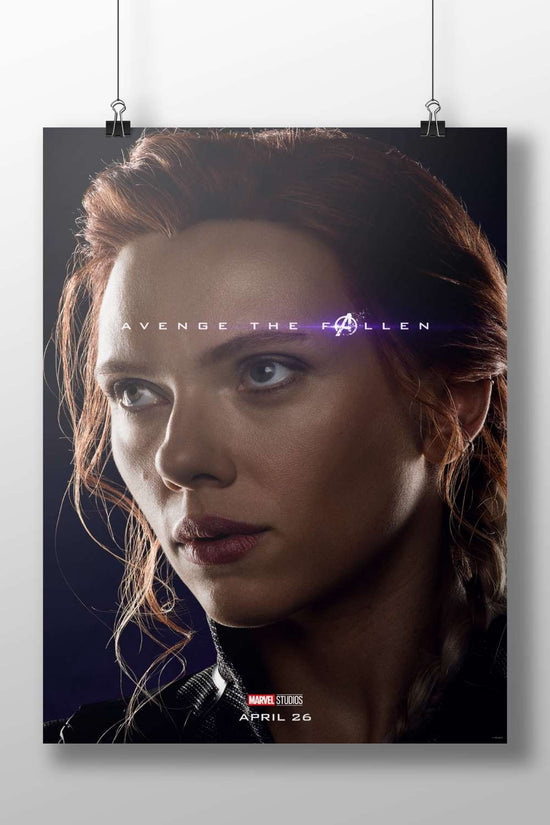 Black Widow (Natasha Romanoff) from Marvel Cinematic Universe Black Widow - Noir Masterpiece Poster