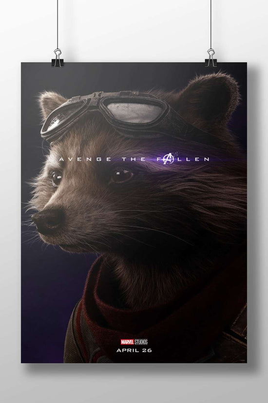 Rocket Raccoon (Marvel's character from Guardians of the Galaxy, part of the Avengers franchise) Rocket
