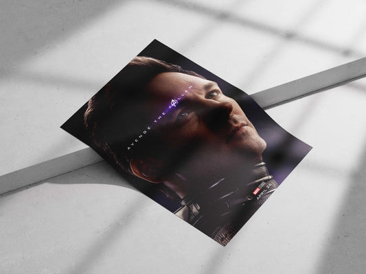 Steve Rogers (Captain America) from Marvel's Avengers franchise Steve Rogers - Iconic Captain America Poster