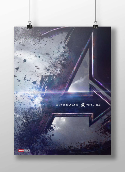 The Marvel Studios' "Avengers: Endgame" logo (specifically the Avengers "A" emblem). Iron Man - A-Team