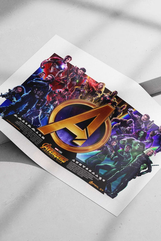 Marvel Avengers franchise (specifically Avengers: Infinity War) Iron Man - Heroic Vision Poster