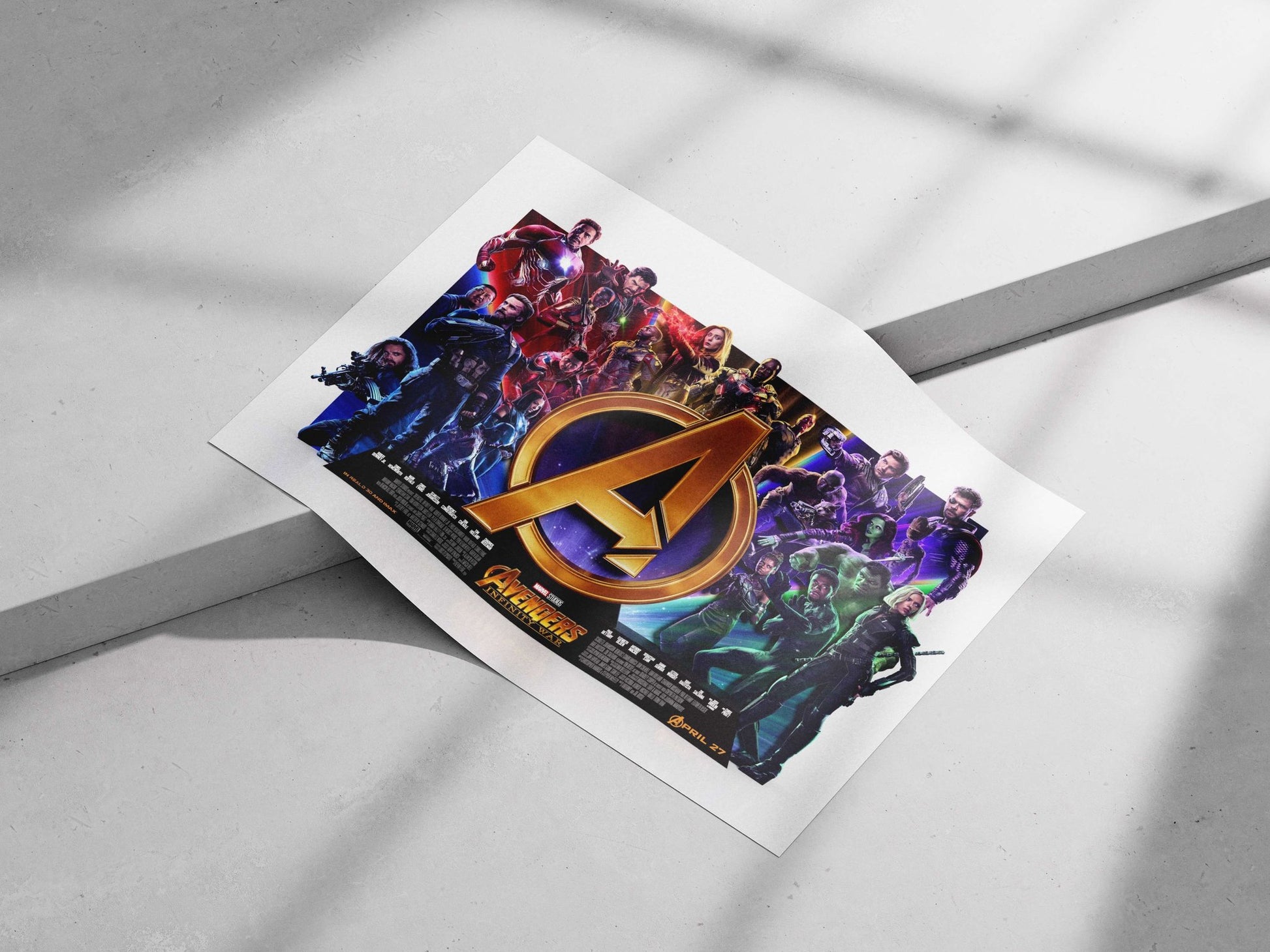Marvel Avengers franchise (specifically Avengers: Infinity War) Iron Man - Heroic Vision Poster