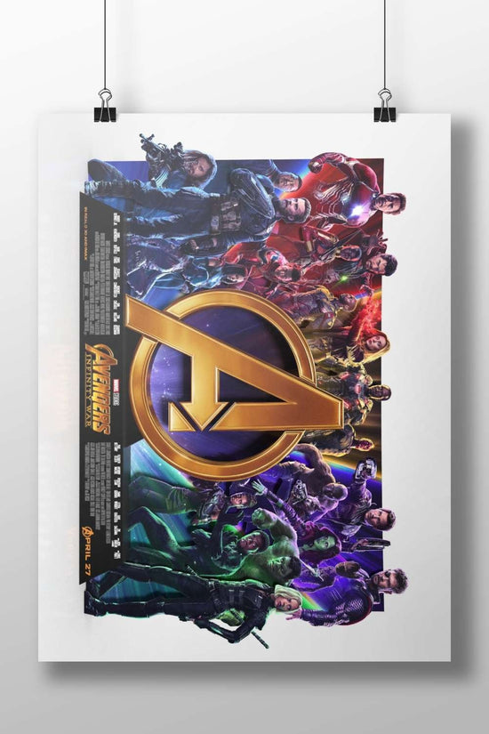 Marvel Avengers franchise (specifically Avengers: Infinity War) Iron Man - Heroic Vision Poster