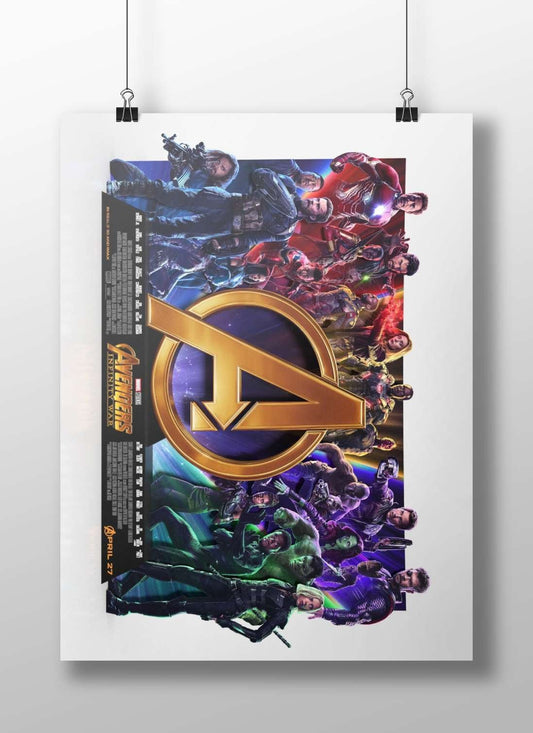Marvel Avengers franchise (specifically Avengers: Infinity War) Iron Man - Heroic Vision Poster