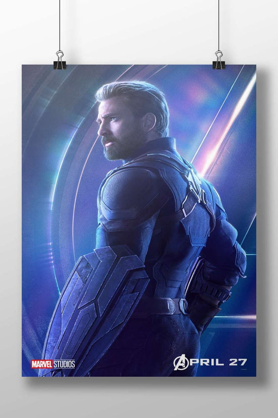 Steve Rogers (Captain America) from Marvel's Avengers franchise Captain America - Timeless Hero Poster