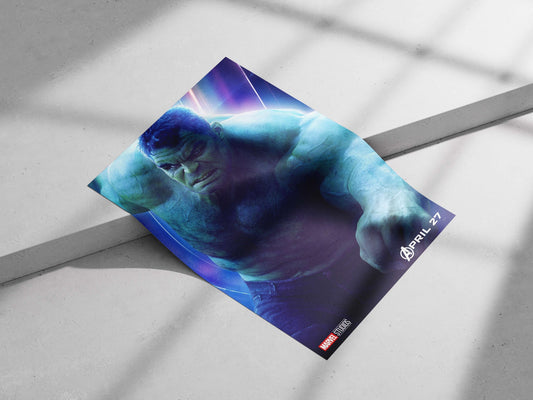 Hulk (Marvel Cinematic Universe) Bruce Banner - Might And Fear Poster