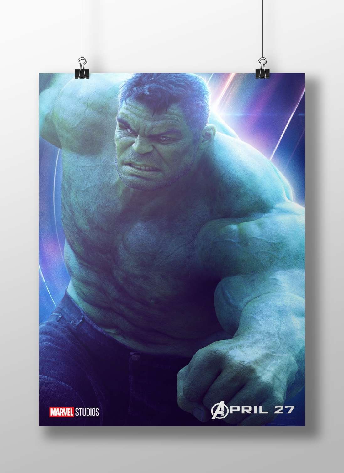 Hulk (Marvel Cinematic Universe) Bruce Banner - Might And Fear Poster