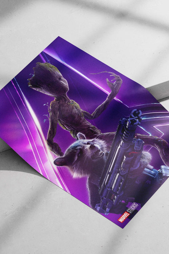Groot and Rocket Raccoon from Marvel's Guardians of the Galaxy Groot & Rocket - Cosmic