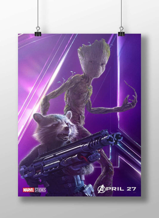 Groot and Rocket Raccoon from Marvel's Guardians of the Galaxy Groot & Rocket - Cosmic