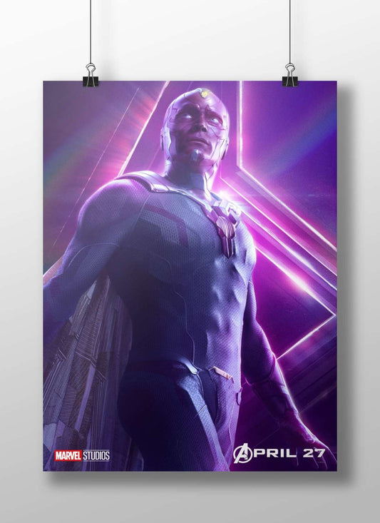 Vision (Marvel Cinematic Universe) Vision - Infinity Gauntlet Poster