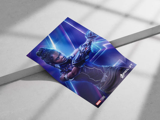 Shuri (real name), from the Marvel Studios film Black Panther Shuri - Tech Queen Poster