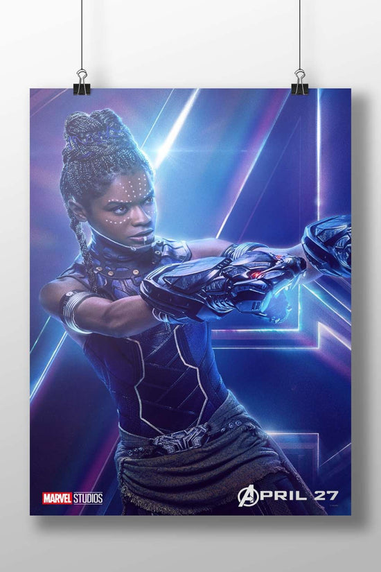 Shuri (real name), from the Marvel Studios film Black Panther Shuri - Tech Queen Poster
