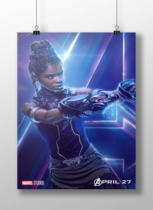 Shuri (real name), from the Marvel Studios film Black Panther Shuri - Tech Queen Poster