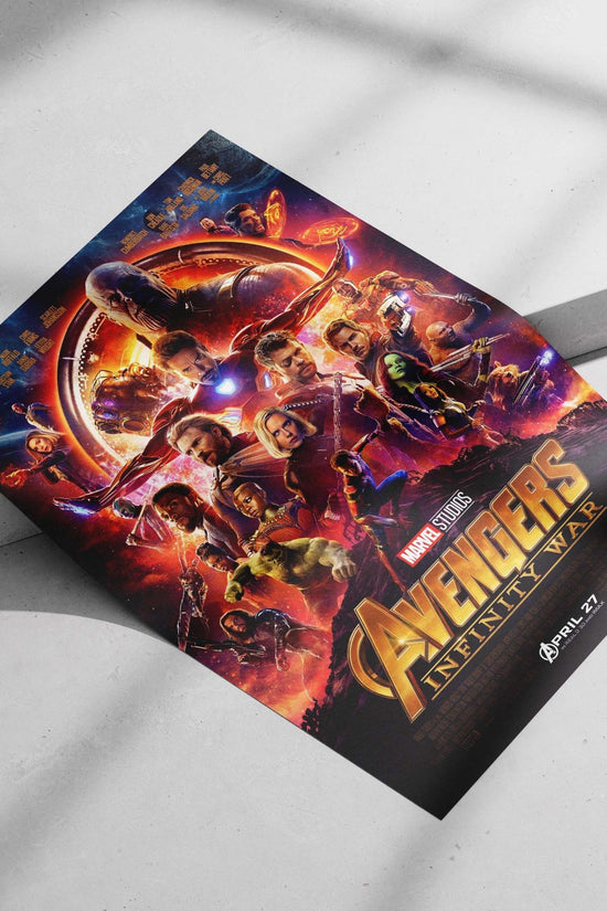 Avengers: Infinity War (Marvel Studios film) Thanos - Infinity Stones Poster