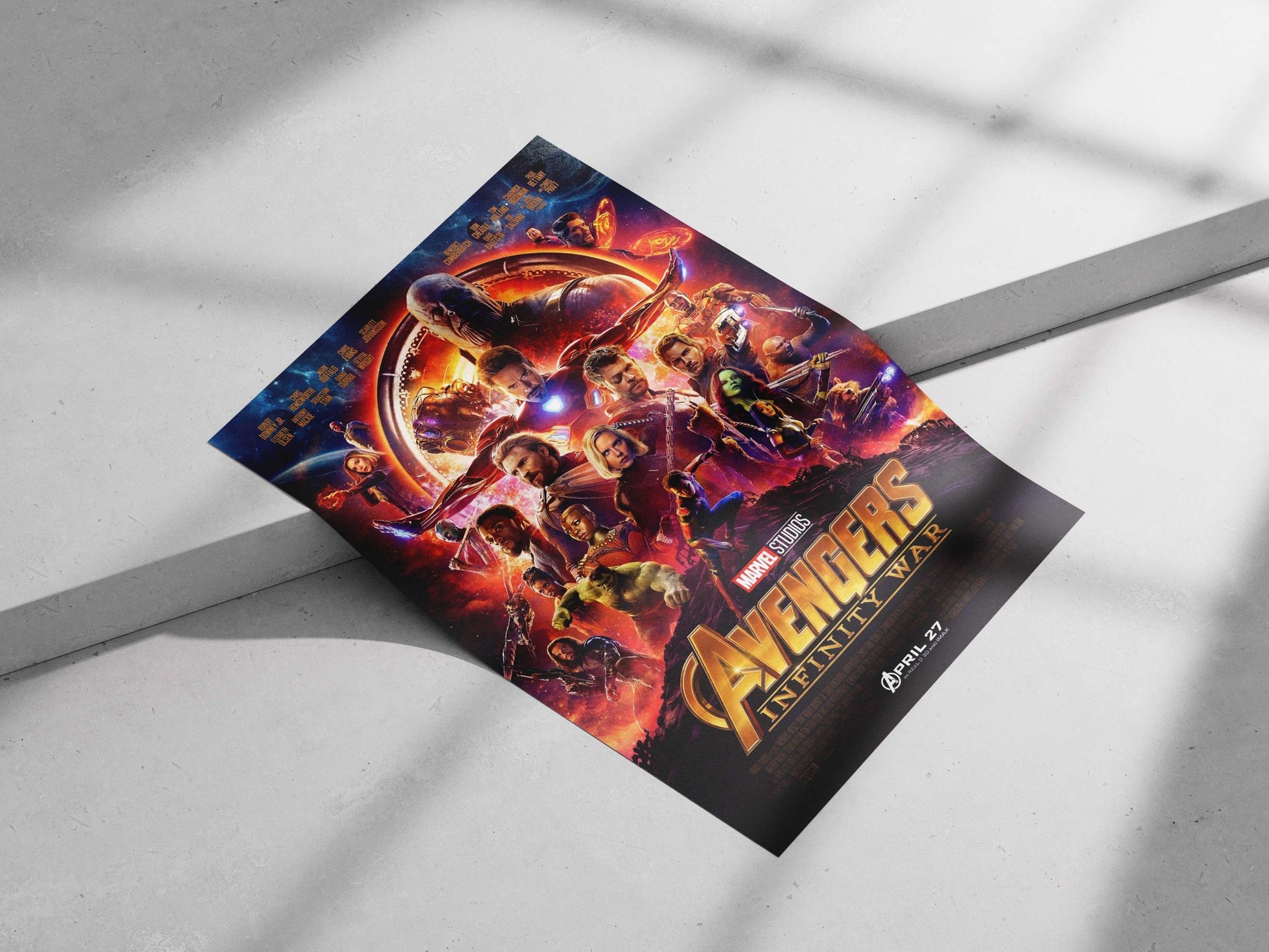 Avengers: Infinity War (Marvel Studios film) Thanos - Infinity Stones Poster