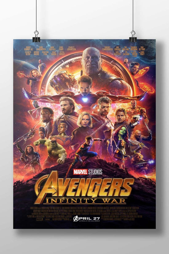 Avengers: Infinity War (Marvel Studios film) Thanos - Infinity Stones Poster