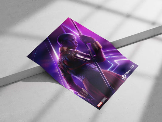 Shuri (real name) from Marvel's Black Panther: Wakanda Forever franchise Shuri - Tech Princess Poster