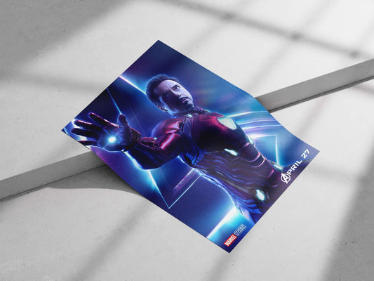Tony Stark (Iron Man) from Marvel Cinematic Universe Iron Man - Tech Icon Poster
