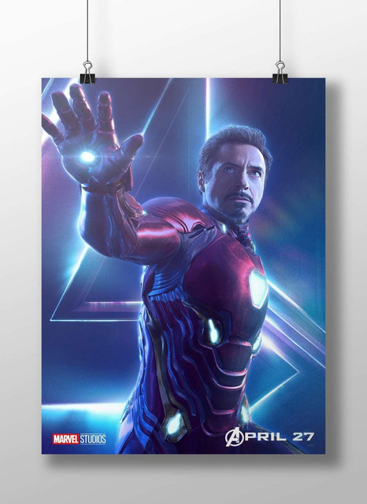 Tony Stark (Iron Man) from Marvel Cinematic Universe Iron Man - Tech Icon Poster
