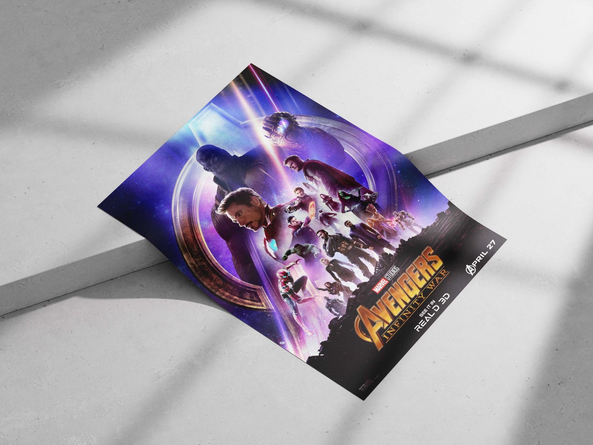 Avengers: Infinity War (Marvel Cinematic Universe film) Iron Man - Infinity Stones Poster
