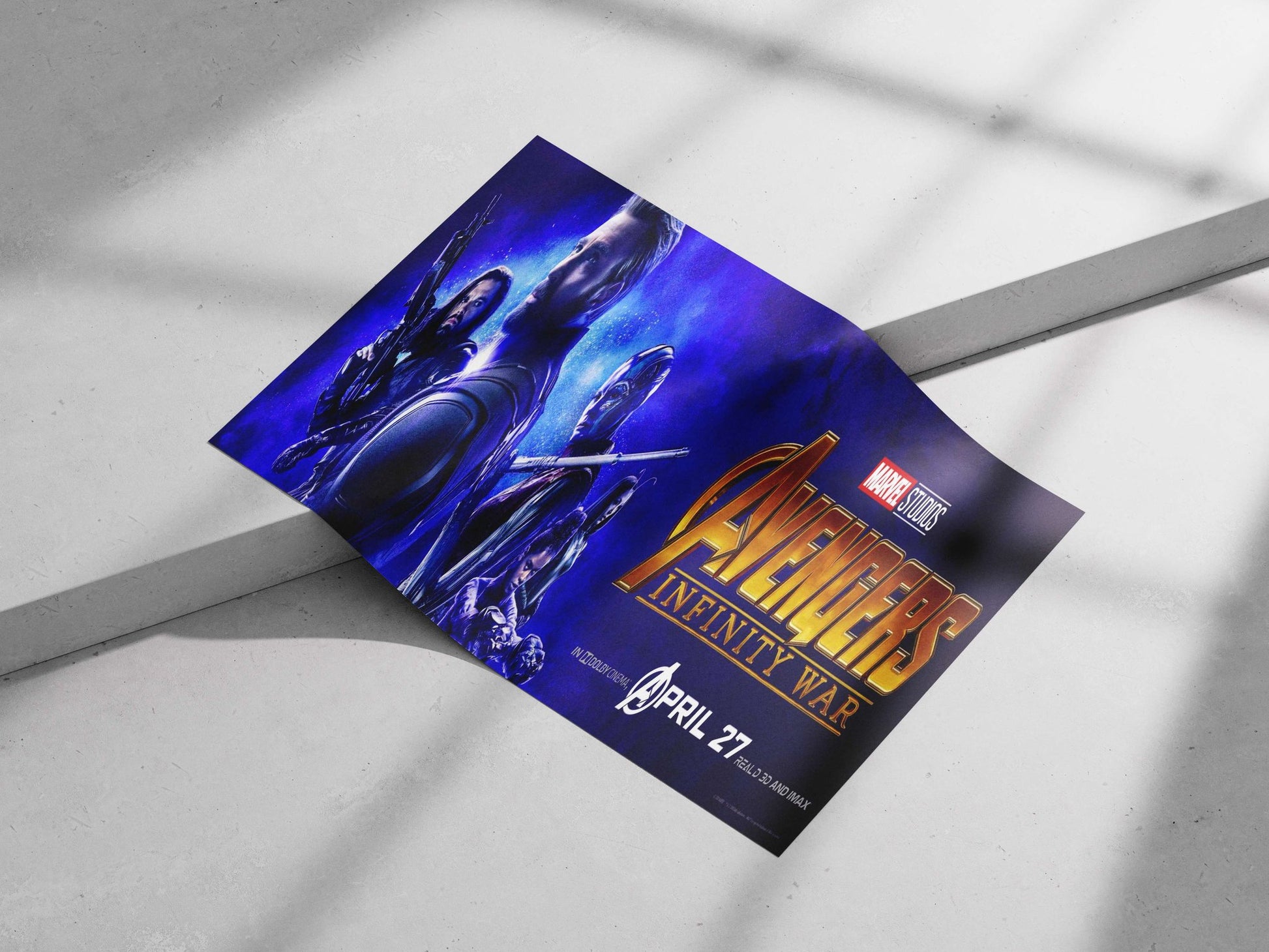 Avengers: Infinity War (Marvel Studios franchise) Captain America - Heroic Leadership Poster