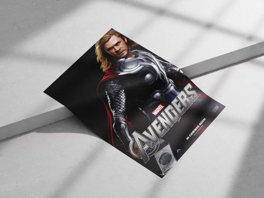 Thor Odinson from Marvel's Avengers franchise (MCU) Thor Odinson - God Of Thunder Poster