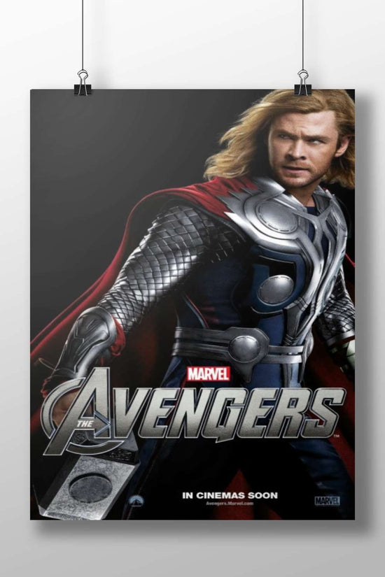 Thor Odinson from Marvel's Avengers franchise (MCU) Thor Odinson - God Of Thunder Poster