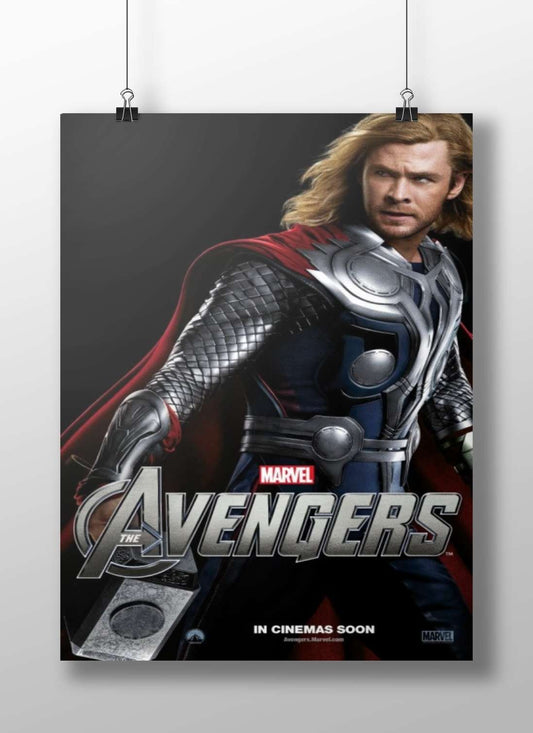Thor Odinson from Marvel's Avengers franchise (MCU) Thor Odinson - God Of Thunder Poster