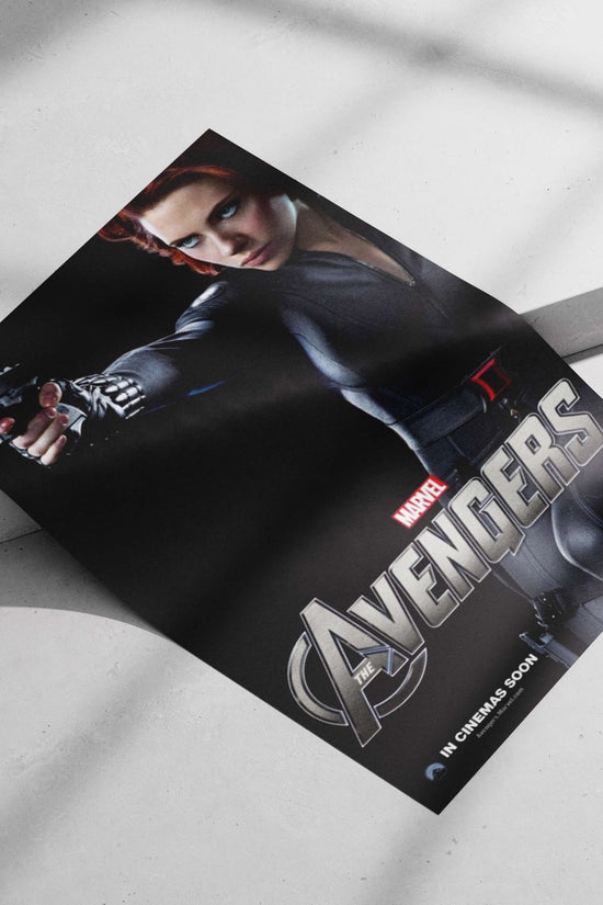 Black Widow (Natasha Romanoff) from Marvel's The Avengers franchise Black Widow - Iconic Avenger Poster