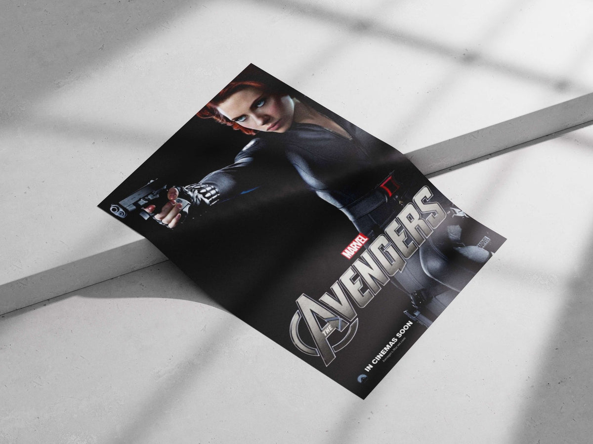 Black Widow (Natasha Romanoff) from Marvel's The Avengers franchise Black Widow - Iconic Avenger Poster