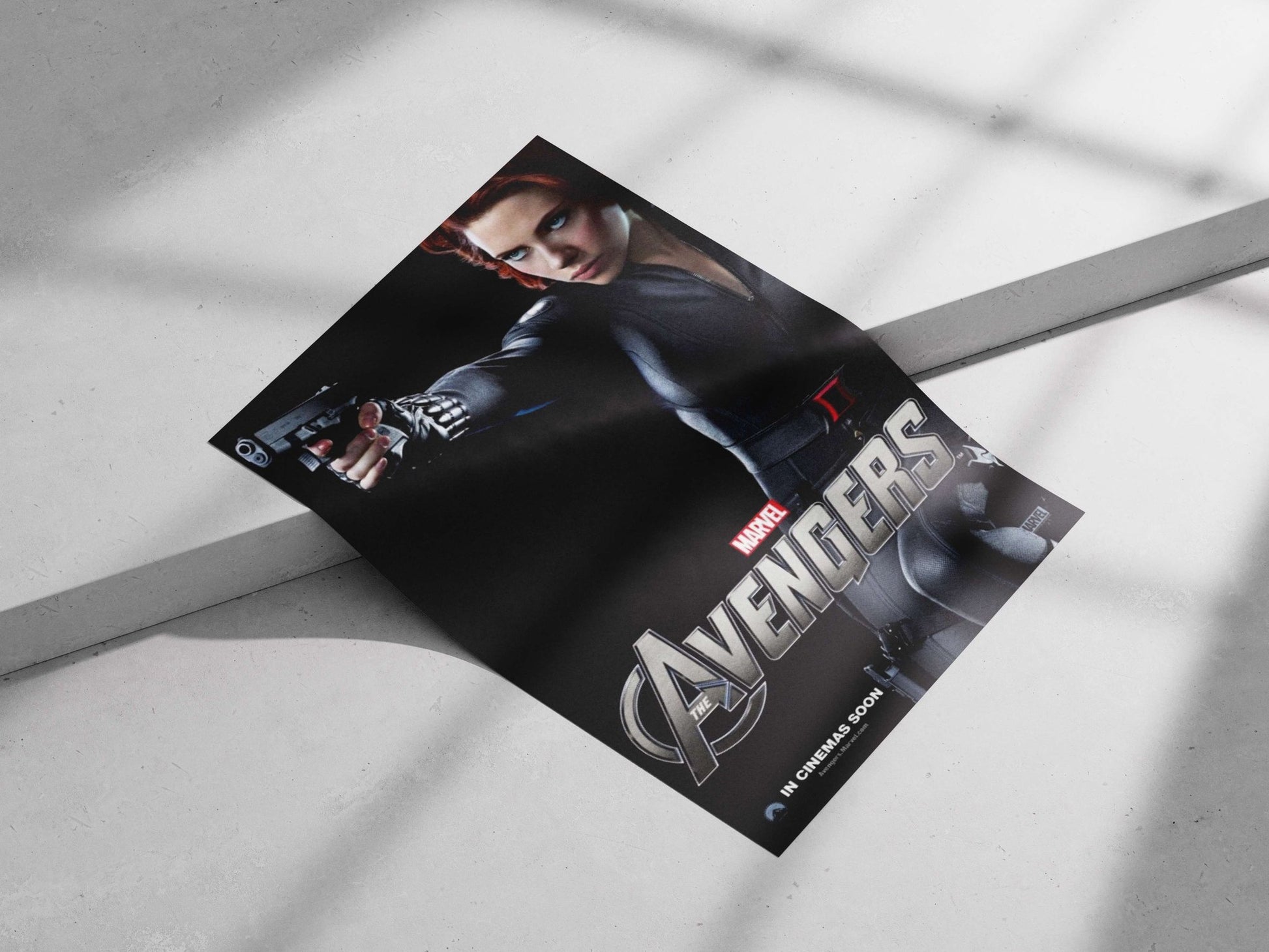 Black Widow (Natasha Romanoff) from Marvel's The Avengers franchise Black Widow - Iconic Avenger Poster