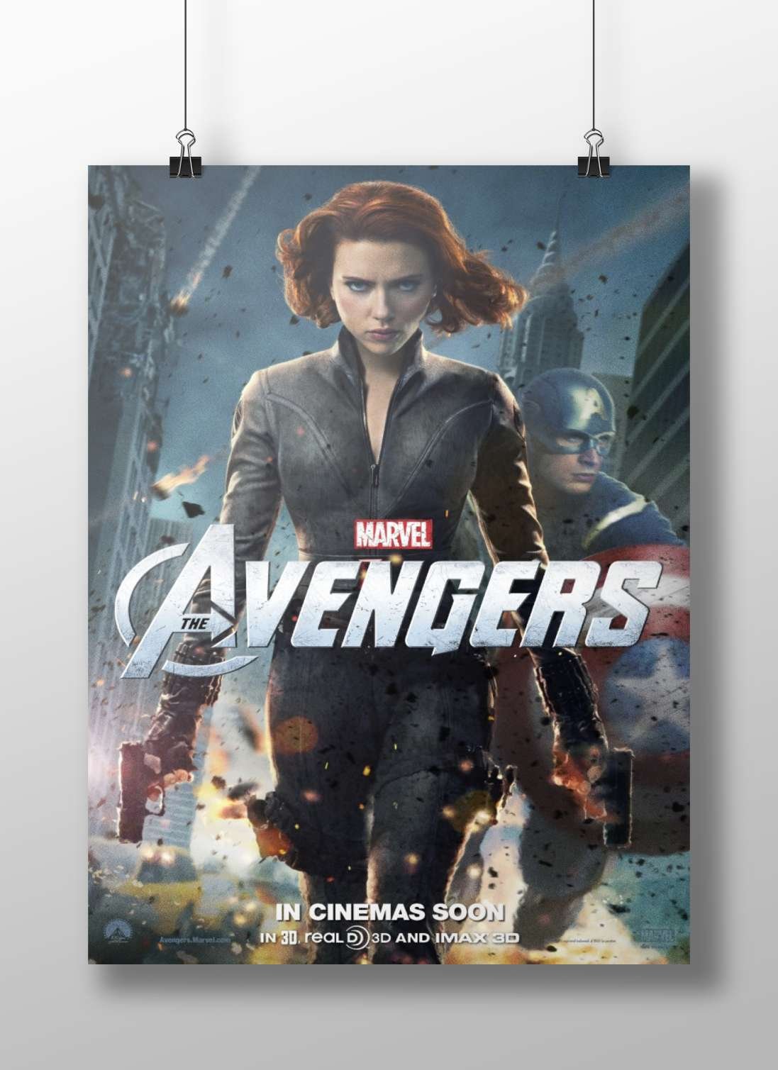 Black Widow (Natasha Romanova, Marvel's Avengers) Black Widow - Iconic Avenger Poster