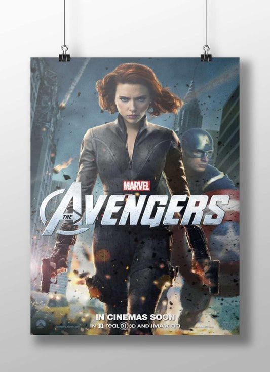Black Widow (Natasha Romanova, Marvel's Avengers) Black Widow - Iconic Avenger Poster