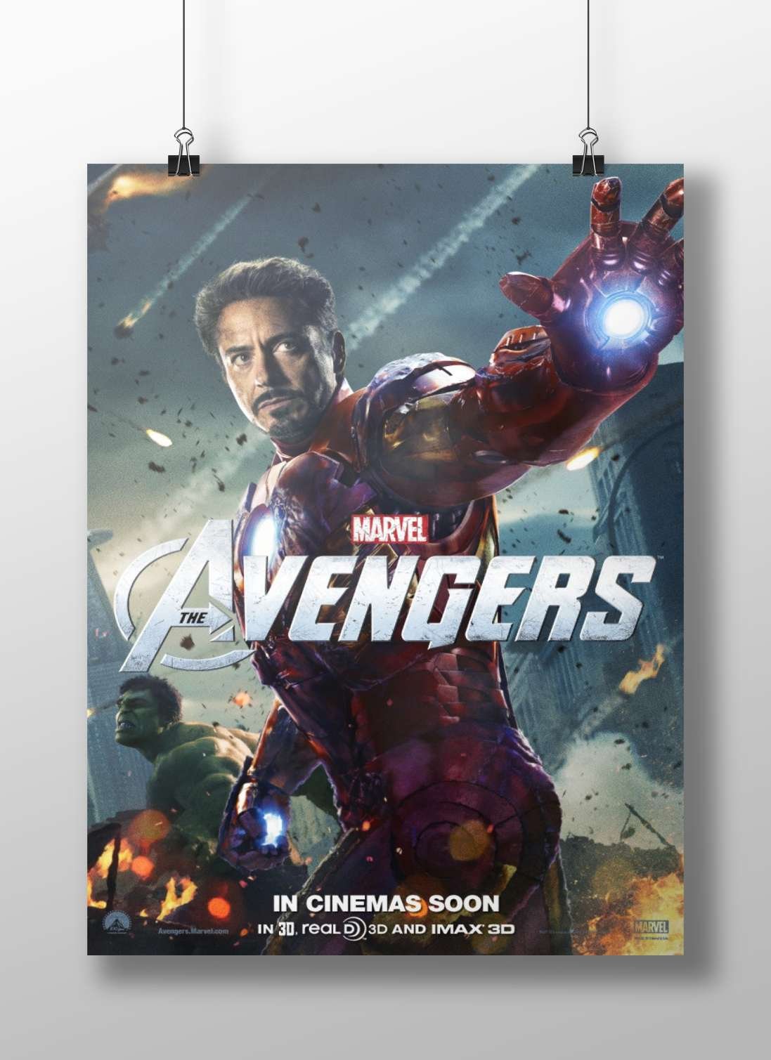 The Avengers Iron Man - Heroic Tech Poster