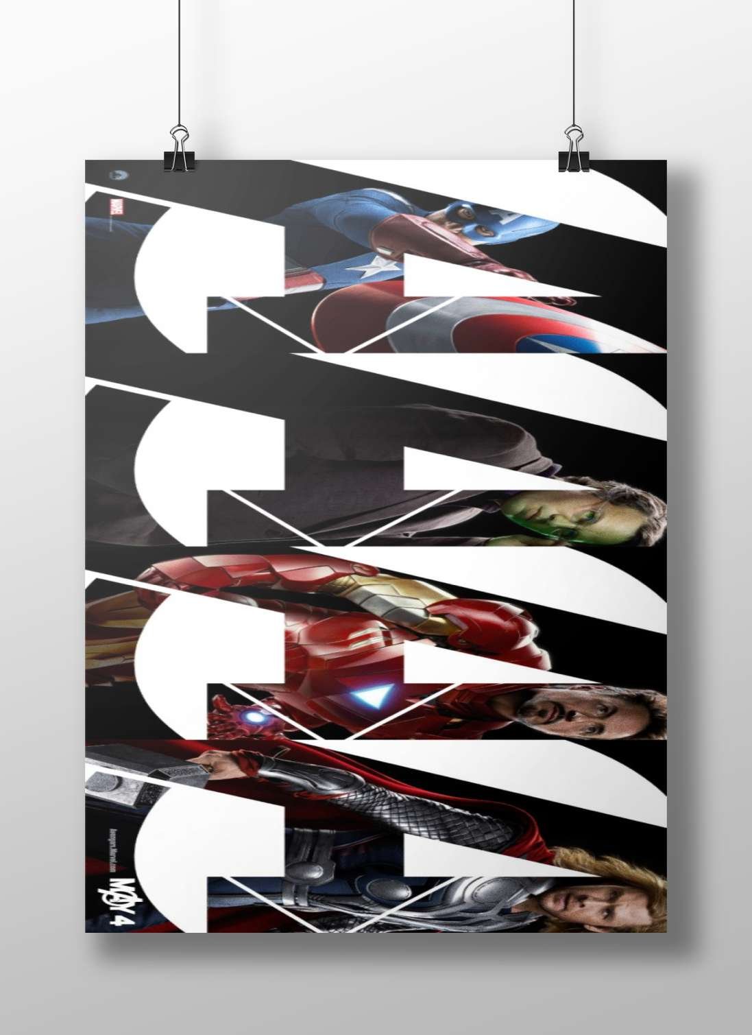 Captain America, Iron Man, Thor, and Hulk from Marvel's Avengers franchise [Marvel Avengers - Super