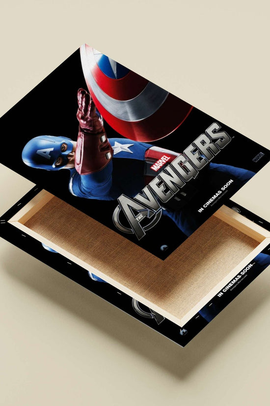 Captain America (Steve Rogers) from Marvel's The Avengers franchise Captain America - Patriotic Pop Art