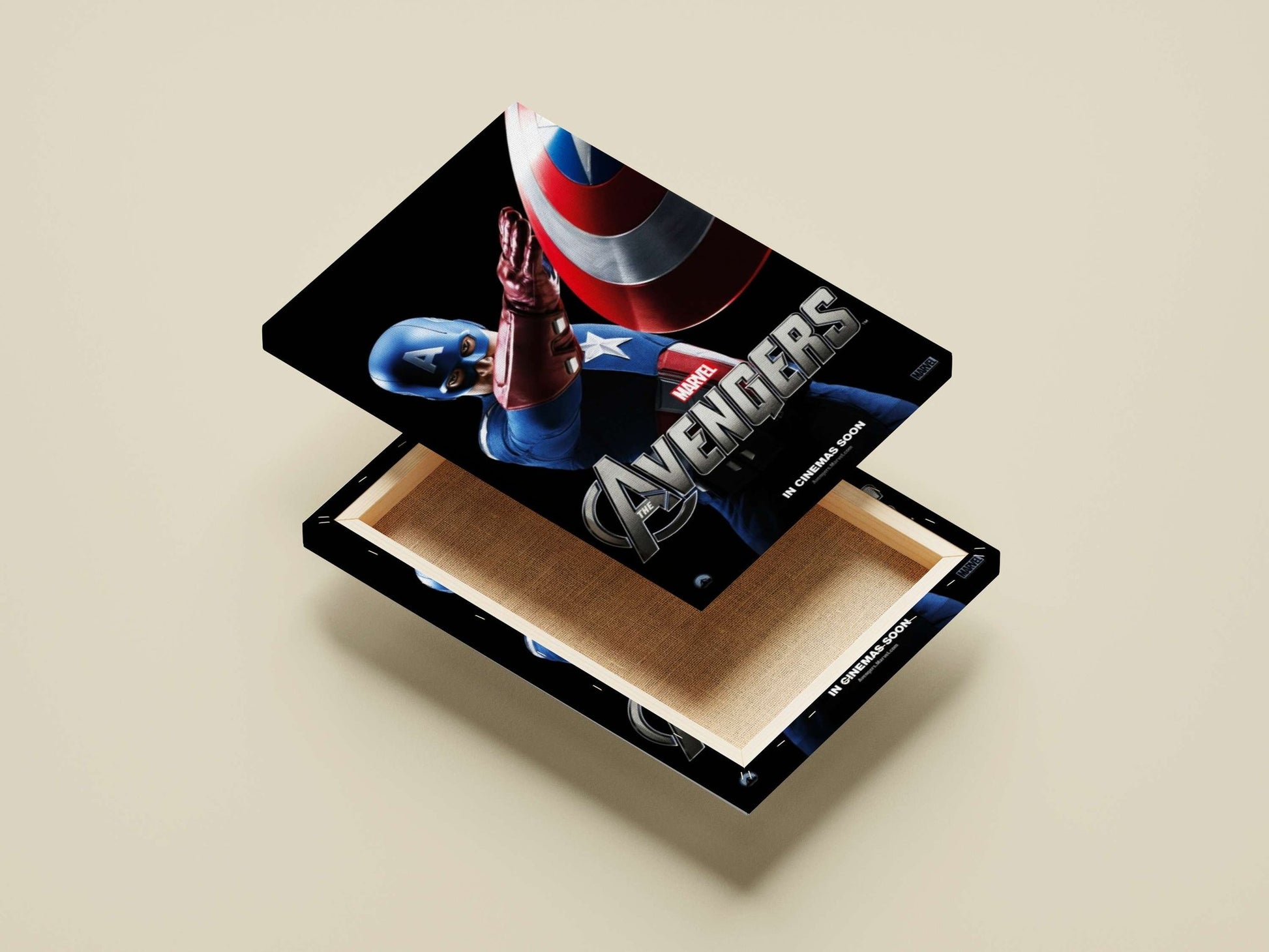 Captain America (Steve Rogers) from Marvel's The Avengers franchise Captain America - Patriotic Pop Art