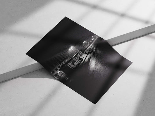 Anonymous Individual Noir Matte poster print — Art wall art India | PosterBoizz